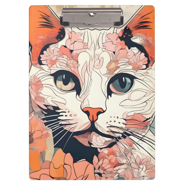 Pranchetas Gato Artístico (Frente)