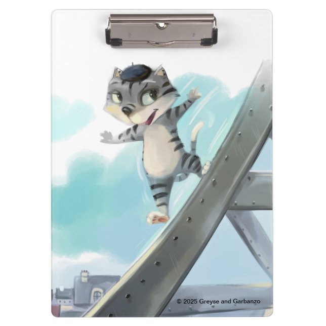 Pranchetas Gato Desliza Torre Eiffel – Paris Área de Transfer (Frente)