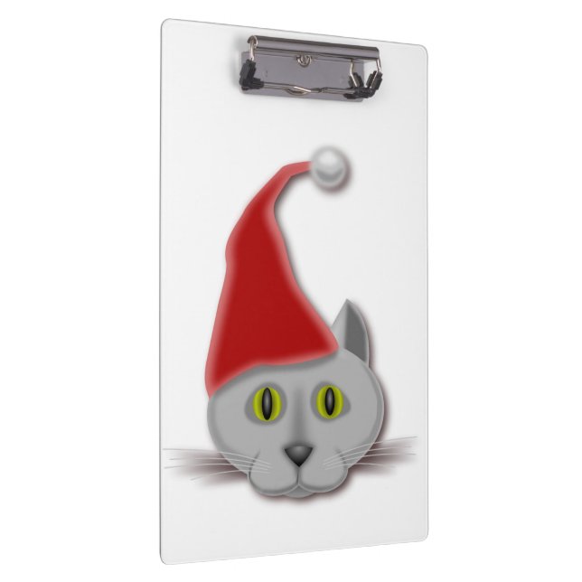 PRANCHETAS GATO DO PAPAI NOEL "FELIZ NATAL" (Direita)