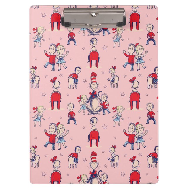 Pranchetas Gato No Chapéu | Com Padrão De Crianças (Frente)