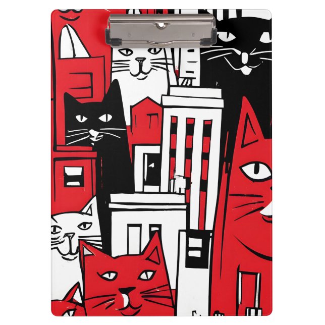 Pranchetas Gatos em Nova York  (Frente)