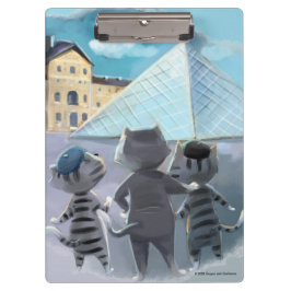 Pranchetas Gatos Louvre Paris - Área de Transferência