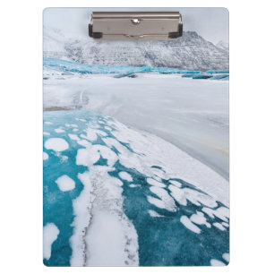 Pranchetas Gelo de glaciar congelado, Islândia