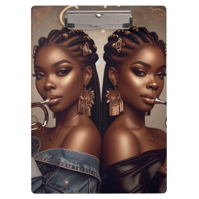 Pranchetas Gemini Zodiac Musical Trumpet (Frente)