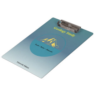 Pranchetas Geology Study Clipboard – Personalized