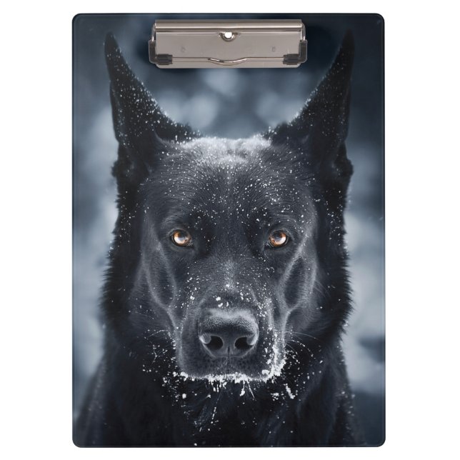 Pranchetas German shepherd Preto (Frente)