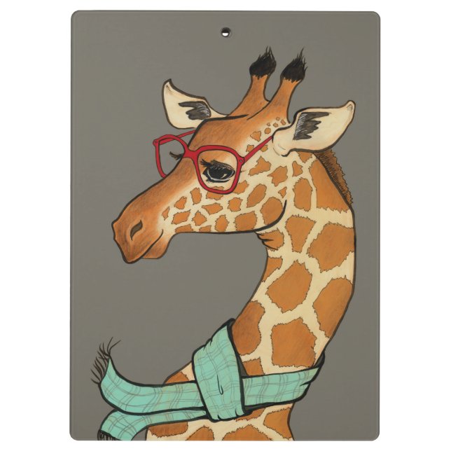 Pranchetas Girafa do hipster (Verso)