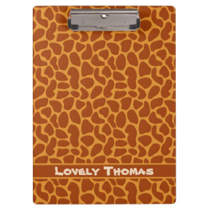 Pranchetas Giraffe Animal Skin