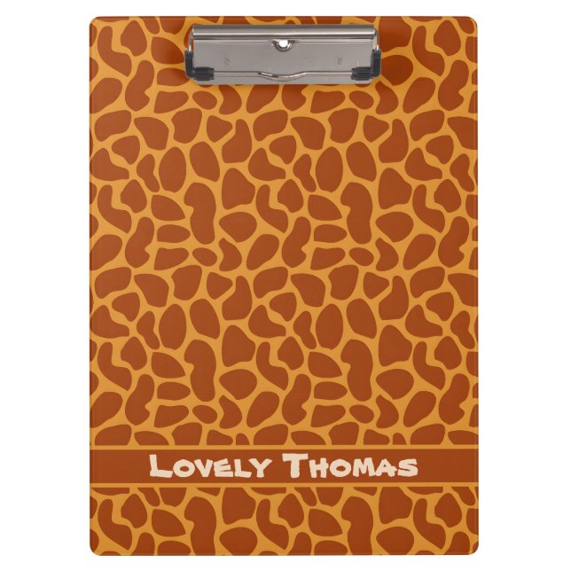 Pranchetas Giraffe Animal Skin (Frente)