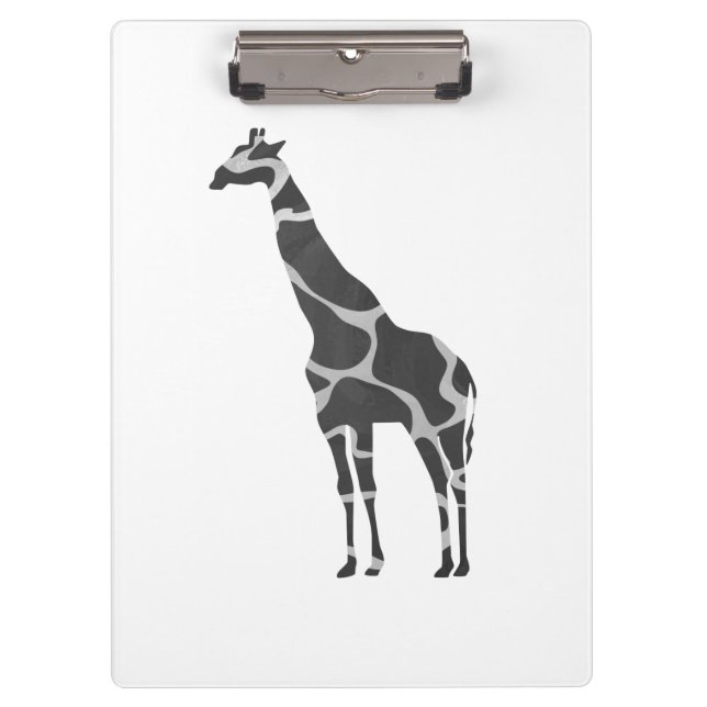 Pranchetas Giraffe Black e Cinza Silhoutte (Frente)