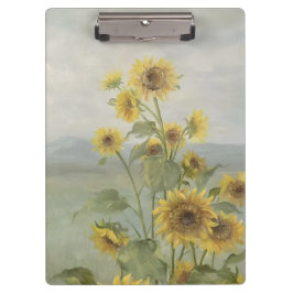 Pranchetas Girassol moderno Aquarela e imagem personalizada