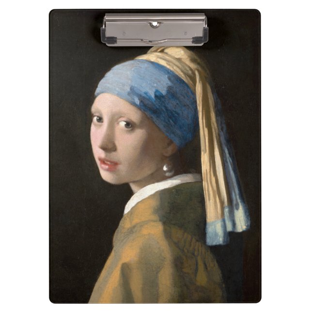 Pranchetas Girl with the pearl earring - Johannes Vermeer (Frente)