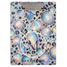 Girly Opal Leopard Print Office School