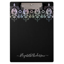 Glamorous Girly Diamond Sparkle Monographic Name