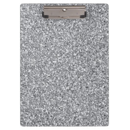 Pranchetas Glitter de Prata Metálico