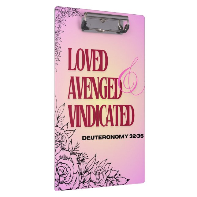 Pranchetas God's Help Daily  Up Deuteronomy 32 Clipboard (Direita)