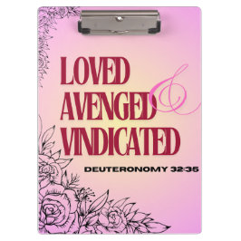 Pranchetas God's Help Daily Up Deuteronomy 32 Clipboard