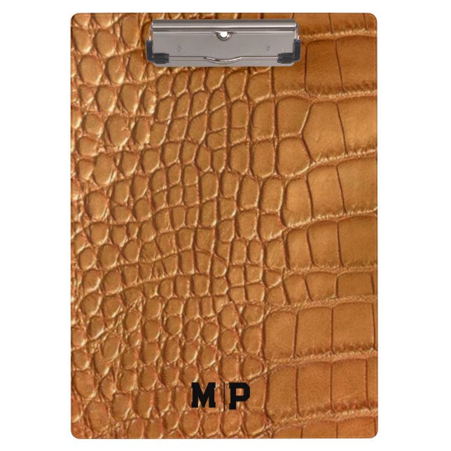 Pranchetas Gold leather texture luxury meeting planner (Frente)