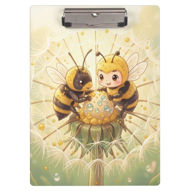Pranchetas Golden Bumblebee in Bloom Dance.5 (Frente)