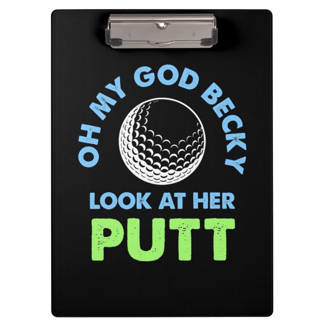 Pranchetas Golfer Oh Meu Deus (Frente)