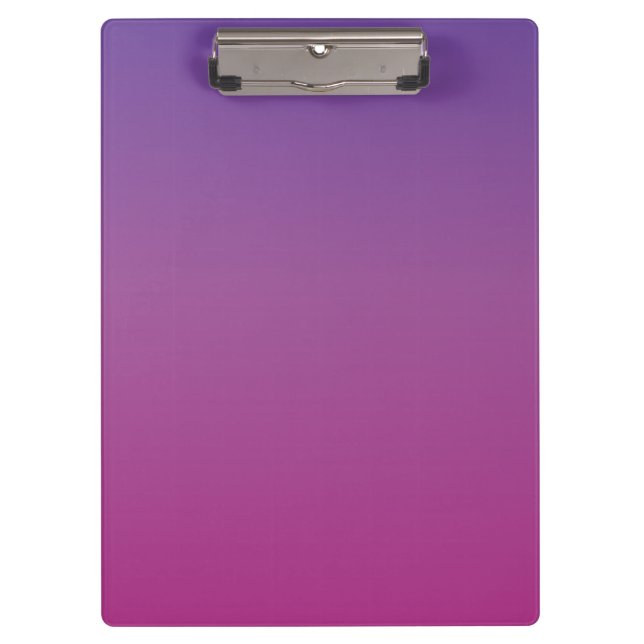 Pranchetas Gradiente Vibrante de Roxo a Rosa (Frente)
