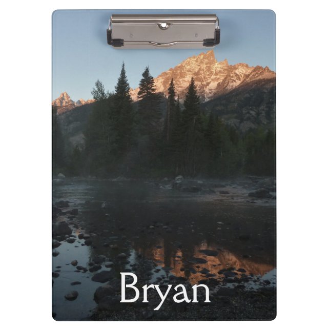 Pranchetas Grand Teton Sunrise em Cottonwood Creek (Frente)