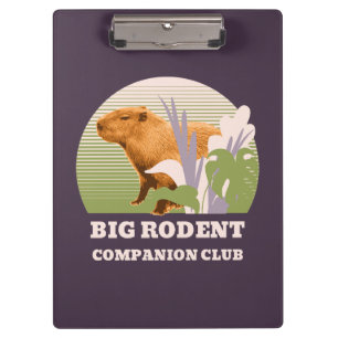 Pranchetas Grande Clube de Companheiros de Roedores Capivara