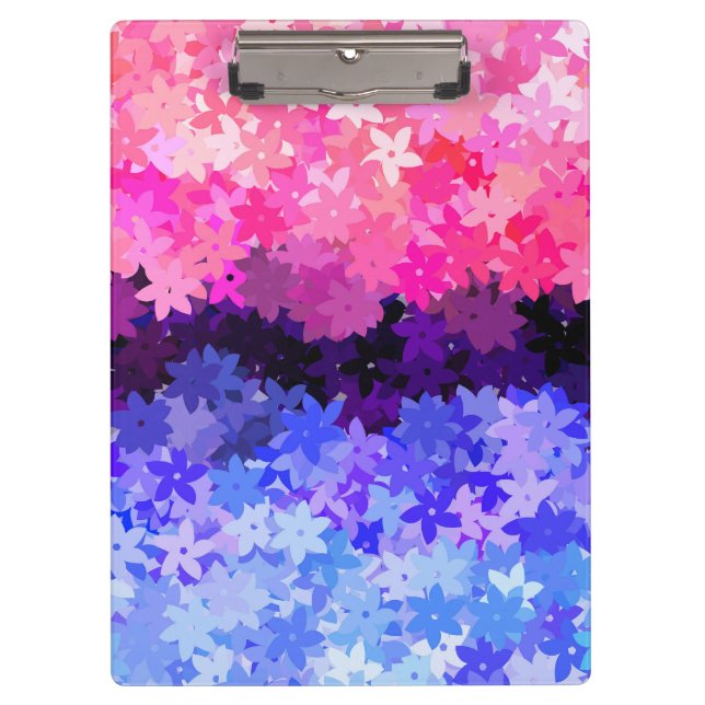 Pranchetas Groovy Boho Excêntrico Retro Floral Orgulho Omniss (Frente)