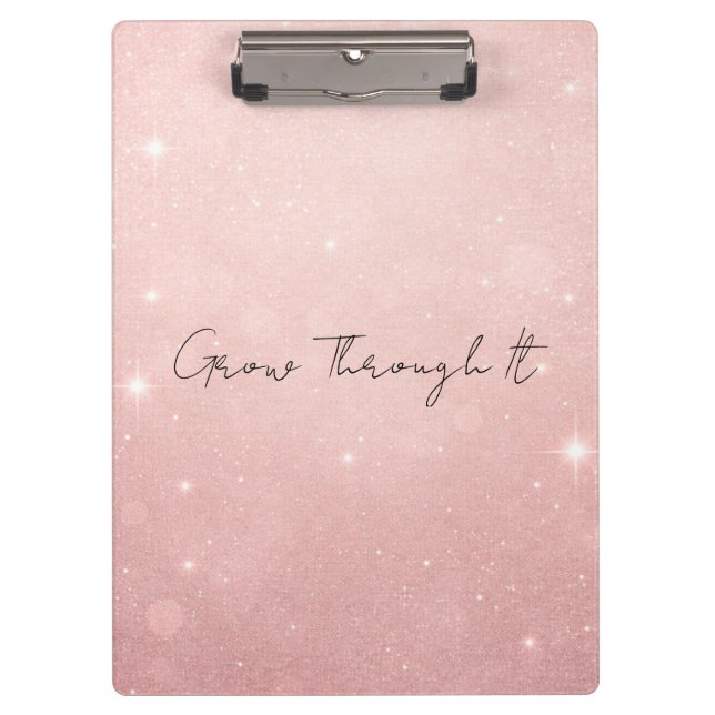 Pranchetas Grow Through It Strength, Healing  (Frente)