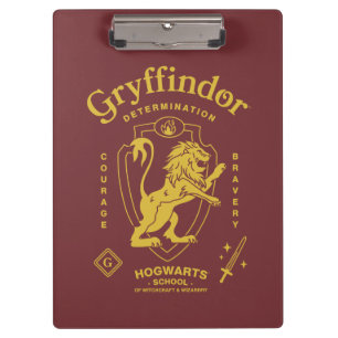 Pranchetas GRYFFINDOR™ Determinação Coragem Bravura Brasão
