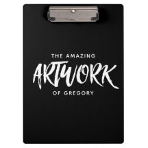 Guarda-Saída do Artista Branco Negro Personalizado