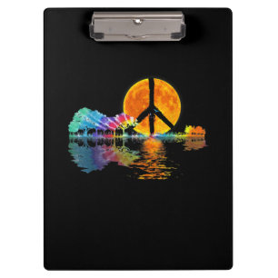 Pranchetas Guitarista lago Shadow Peace Love Guitar