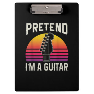 Pranchetas Guitarrista Finge Que Sou Um Aniversário De Violão