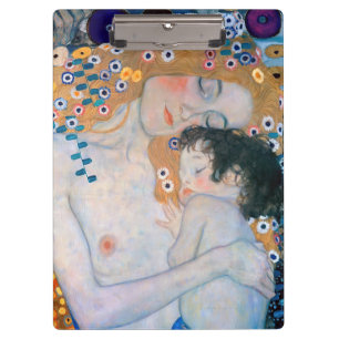 Pranchetas Gustav Klimt - Mãe e Filho