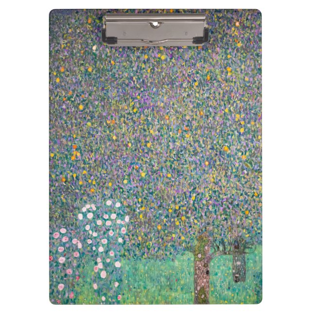Pranchetas Gustav Klimt - Rosebushes debaixo das Árvores (Frente)