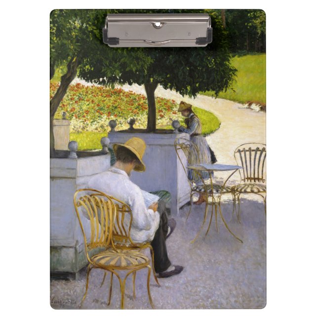 Pranchetas Gustave Caillebotte - As Árvores Laranja (Frente)