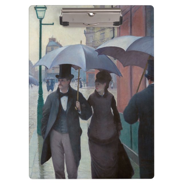 Pranchetas Gustave Caillebotte - Rua de Paris; Dia Chuvoso (Frente)