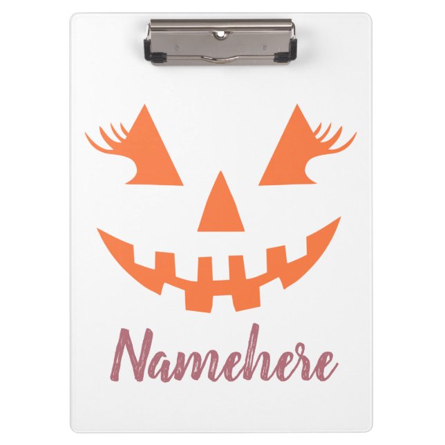 Pranchetas Halloween da Girly Jack O Lanterna Pumpkin Persona (Frente)