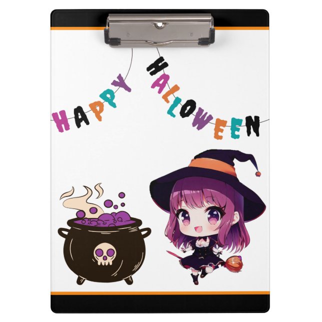 Pranchetas Halloween/feitiçaria/outono/Outubro (Frente)