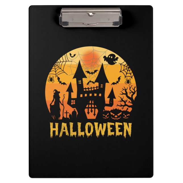 Pranchetas Halloween Melhor Aniversário de Halloween (Frente)