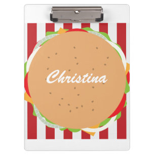 Pranchetas Hamburger Cheeseburger bonito