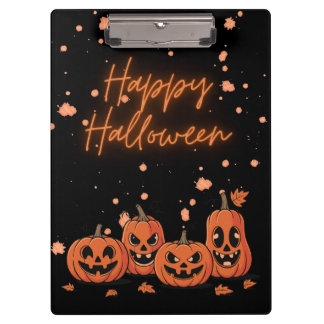 Pranchetas Happy Halloween Postcard