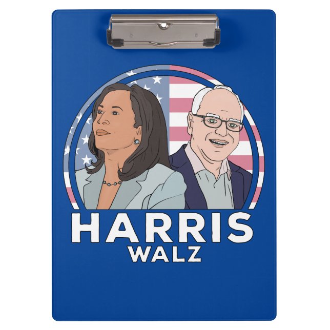 Pranchetas Harris Walz Election (Frente)