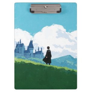 Pranchetas HARRY POTTER™ com vista para o Castelo de HOGWARTS