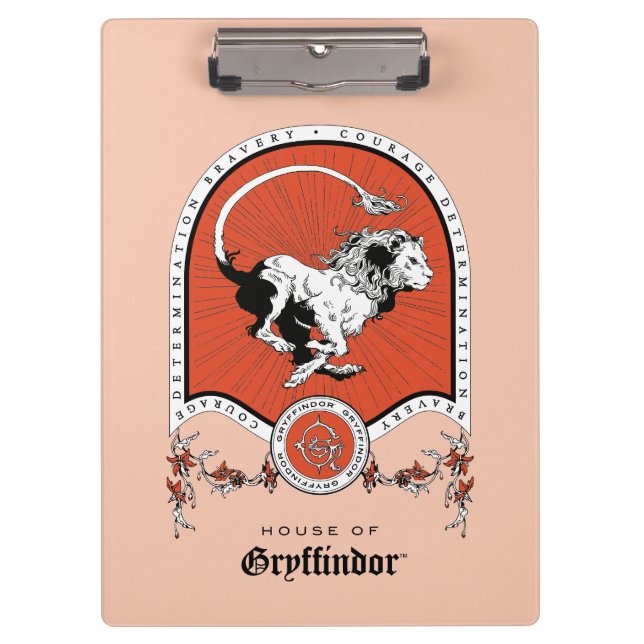Pranchetas HARRY POTTER™ | Desenho delicado GRYFFINDOR™ Crest (Frente)