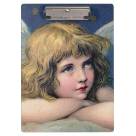 Pranchetas Heavenly angel daydreaming on a cloud in the sky