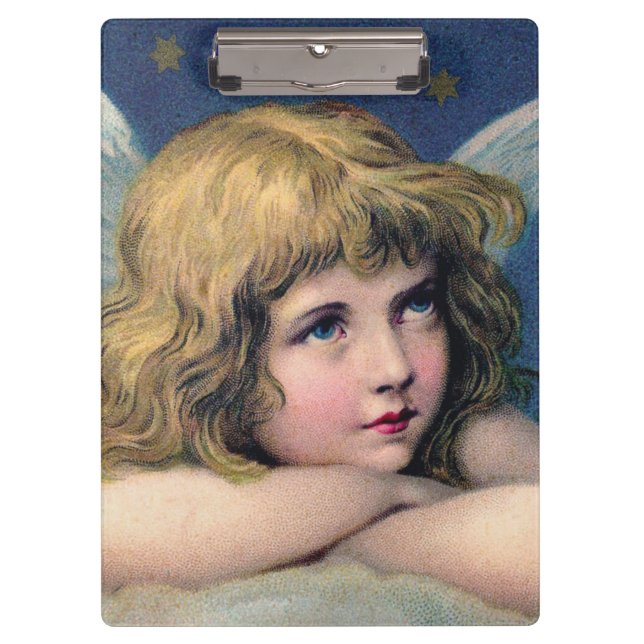 Pranchetas Heavenly angel daydreaming on a cloud in the sky (Frente)