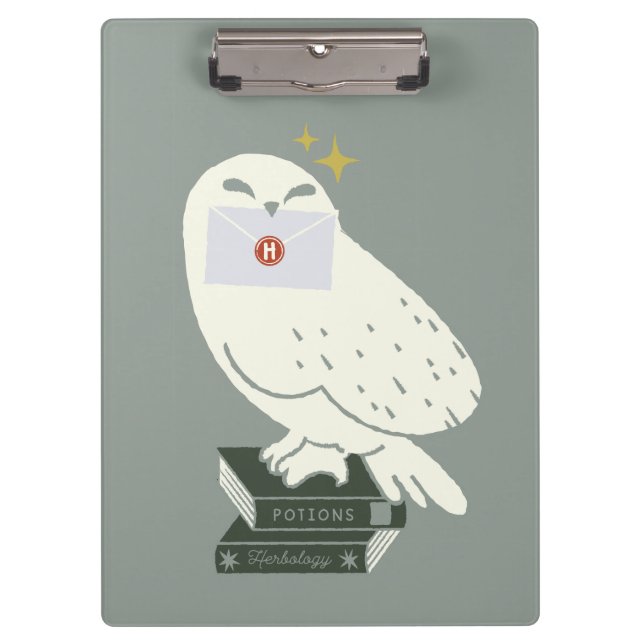 Pranchetas Hedwig With Letter Whimsical Drawing (Frente)