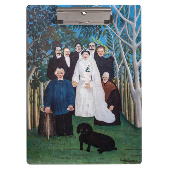 Pranchetas Henri Rousseau - A Festa de casamento (Frente)