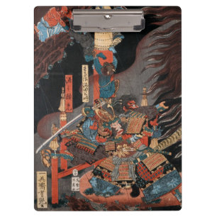 Pranchetas Herói Minamoto do samurai nenhum Yorimitsu